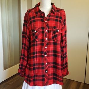 Torrid Red Flannel long sleeve